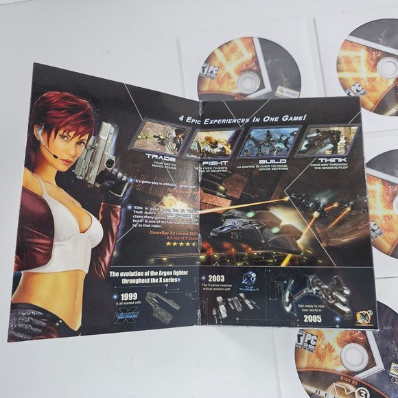 X2: The Threat X3 Reunion CD-ROM PC Lot 2003 2005 Missing 1 Disc - Picture 10 of 13